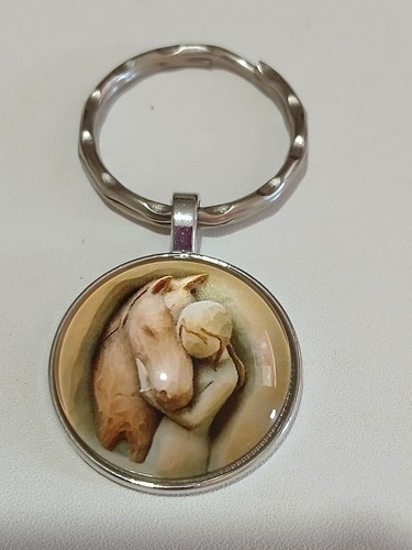 Horse keyring keychain - keychain, new