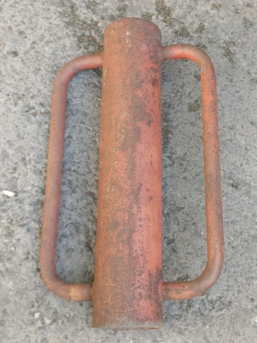 Steel fence post rammer - fence,
