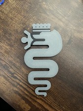 Biscione Griglia Anteriore Alfa Romeo 170 mm Grigio