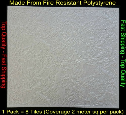 Polystyrene ceiling tile - 2m²,