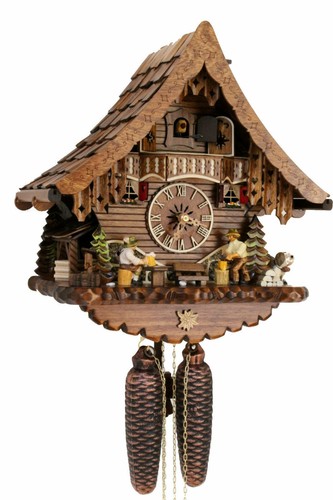 Cuckoo clock german black - clock,