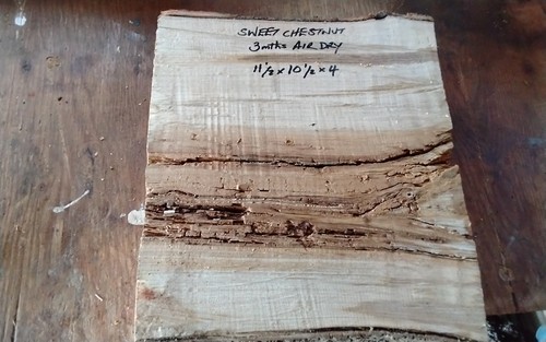 Sweet chestnut bowl - bowl, blank