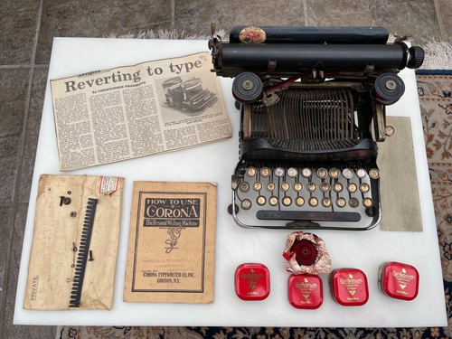Vintage corona folding black - vintage,