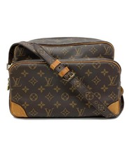 LOUIS VUITTON Monogram Nile Shoulder Bag M45244 Brown