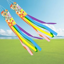 2 Pieces Flower Windsock, Wind