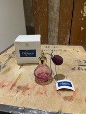 Vintage Caithness Glass Perfume Bottle Atomiser Handcrafted In Scotland