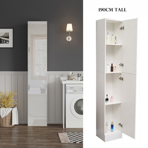 White high gloss - high, 190cm