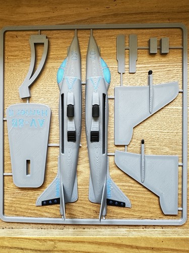 Harrier jump jet - jump, kitcard