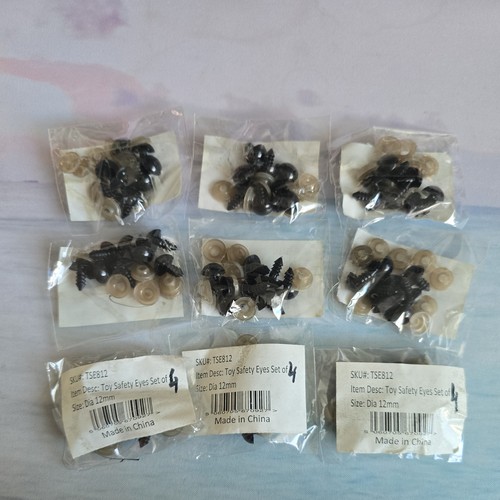 Joblot pairs 12mm - of, black