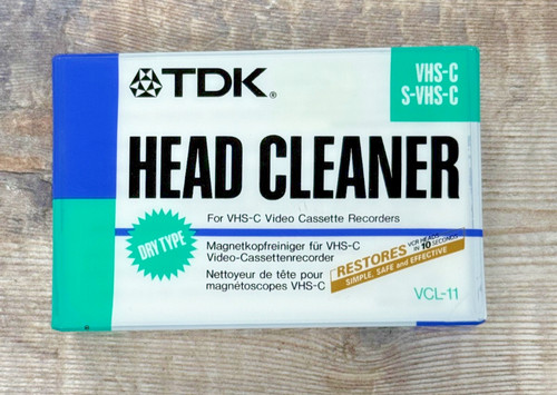 Tdk head cleaner vcl - tdk, for