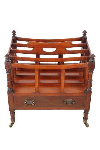 Georgian mahogany canterbury - georgian,