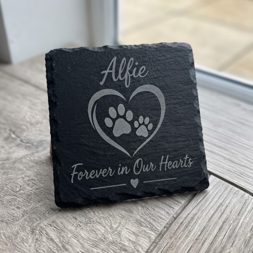 Personalised slate pet - personalised,