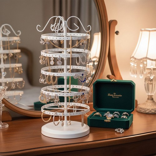 Metal rotating earring holder - rotating,