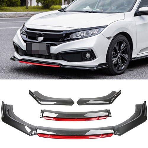 Carbon style front - front, red