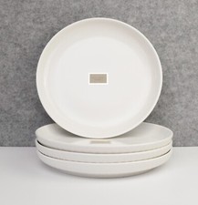 Jeff Banks Pour La Maison Dinner Plates White Raised Edges 10" Set of 4