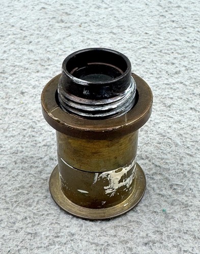 Vintage brass lens - vintage,