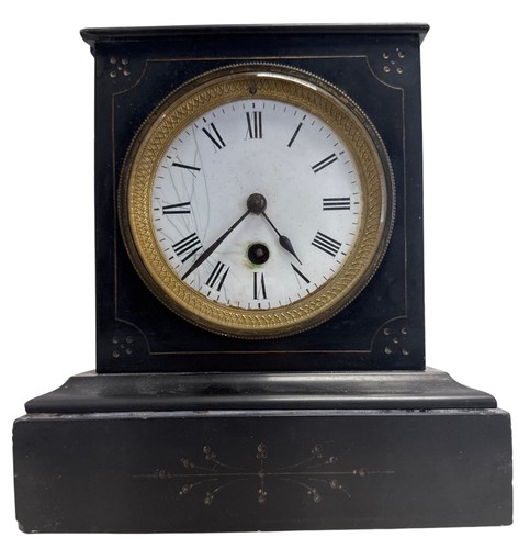 Victorian black slate - black, mantel
