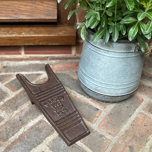Cast iron boot jack - iron, vintage