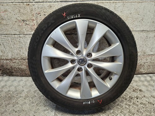 Alloy wheel with - with, damaged