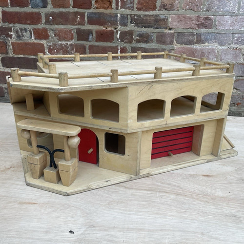 Wood modern storey - wood, car
