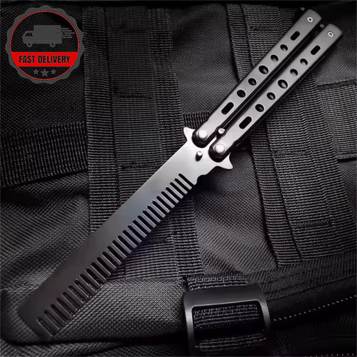 Foldable comb stainless steel - foldable,