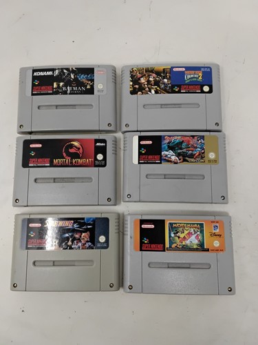 Super nintendo snes games - snes,