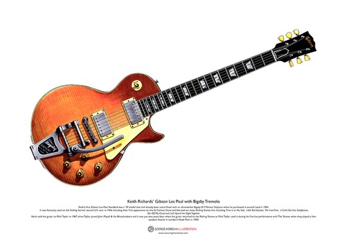 Keith richards gibson les - keith,