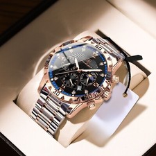 Mens Quartz Watch Waterproof