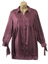 ZARA Brown Polka Dot Satin