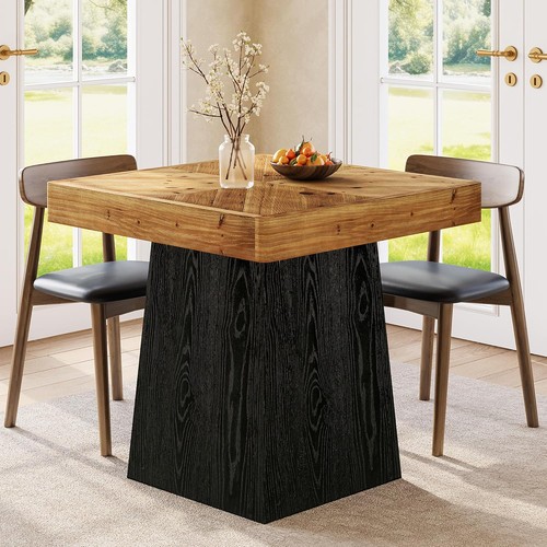 Solid wood square - dining, table
