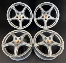 Porsche 987 Boxster Cayman 19" Carrera Classic Alloy Wheels Silver - 8x19 9.5x19