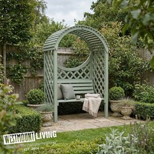 Garden Arbour Seat Lattice