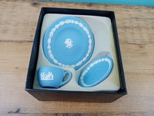 Wedgwood 3 piece Blue Jasper