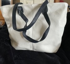 VERA PELLE LEATHER BAG IVORY