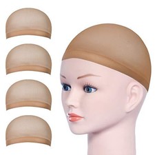 Wig Caps, 4 Pcs Stretchy Nylon