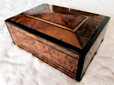 Gift box Thuya wood jewellery Box anniversary box organizer