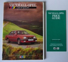 VAUXHALL OPEL 1986 UK Mkt