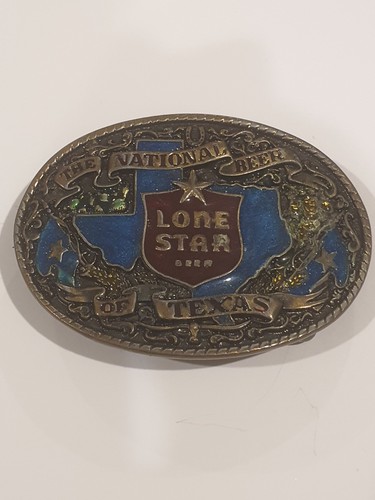 Texas lone star beer belt - lone,