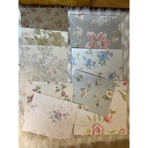 Vintage floral wallpaper - vintage,
