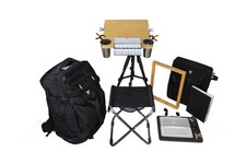 Portable Watercolor Easel Set + BP-70 Backpack. Plein Air Painting & Drawing ...