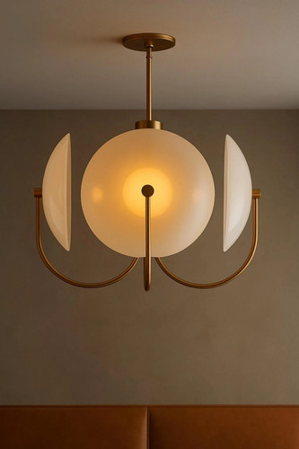 Mid century modern brass - modern,