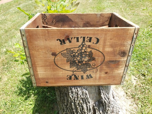Vintage wooden wine cellar - vintage,