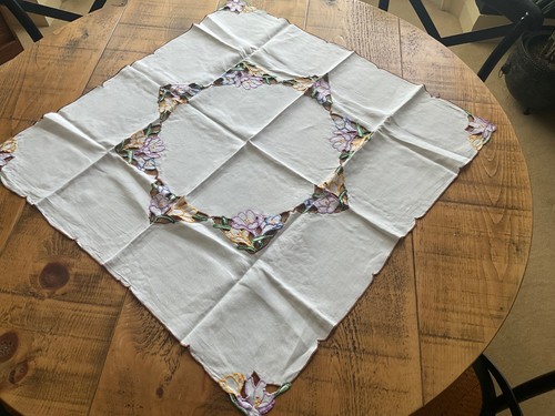 Vintage flower pattern hand - vintage,