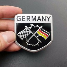 3D Metal German Germany Flag Sticker Emblem Badge Decal Car Sticker Accessories