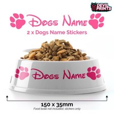 2 X PERSONALISED PET NAME