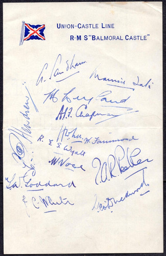 Cricket autographs england - autographs,