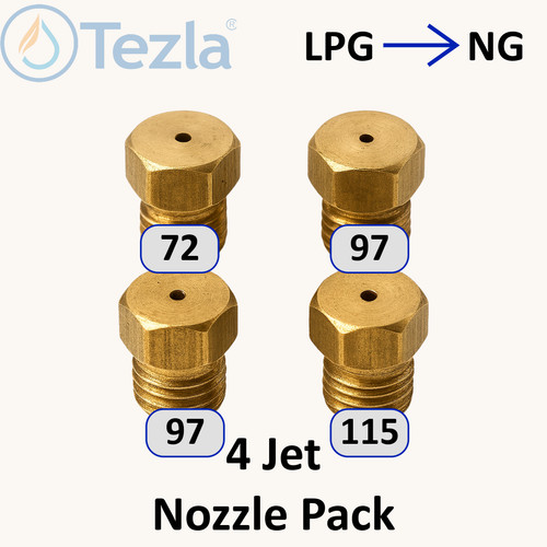 Natural gas jet set 4 - natural, burner
