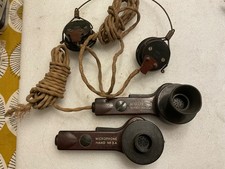 WW2 ARMY RADIO MICROPHONES AND
