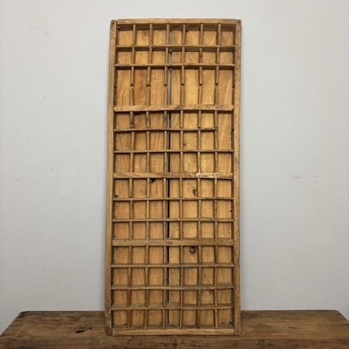 Vintage wooden printers tray - printers,