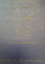 HUMBER HAWK Marks Car Factory Workshop Manual 1956 11 & 111 Pullman Imperial etc